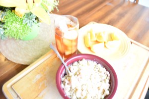 Shrimp Salad ingredients, monkeying with the Exposure Compensation button