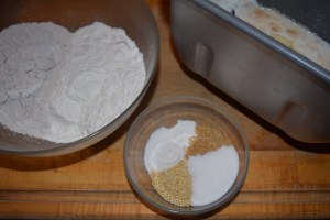 Flash with bread ingredients... 