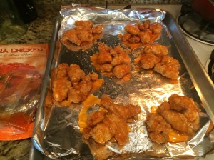 The men laughed at these serving sizes...