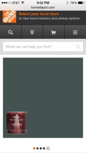 New color- Behr Marquee "Black Evergreen"