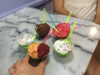 Gelateria Frizzante for a sweet break!
