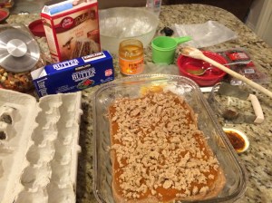 Ready for the oven...