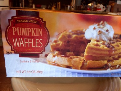 Trader Joe's Pumpkin Waffles